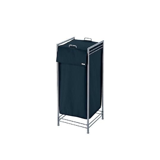 Laundry Hamper Dengan Tas Kanvas (Hitam)