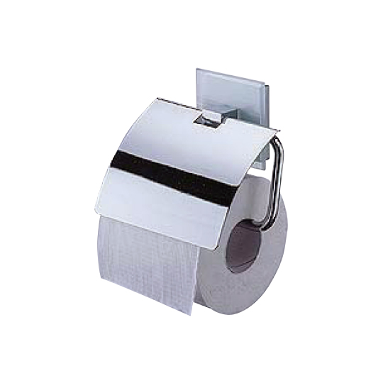 Tempat tisu toilet dengan tutup