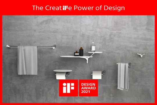 Faucet dan Aksesori Kamar Mandi dari Justine's Nature Series Memenangkan iF Designing Award 2021!