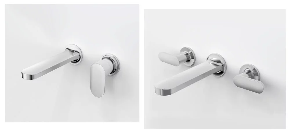 JUSTIME Charming + Basin Faucet yang Dipasang di Dinding